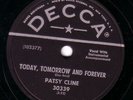 PATSY CLINE 78 DECCA 30339 TRY AGAIN/TODAY, TOMORROW, A