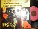 THE WHO MY GENERATION BEAT FOR BEATERS  DECCA 25209 RAR