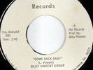 rare Soul Funk 45 SILKY VINCENT come back baby HOOK-UP