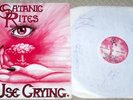 SATANIC RITES 'NO USE CRYING' AUTOGRAPHED LP - NWOBHM