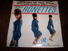 Ronettes - Walking in the rain record & picture sleeve