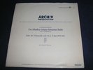 BACH suite cello solo 6 Enrico MAINARDI archiv 14061 lp