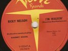 RICKY NELSON  I'm Walkin' on red & yellow Verve label