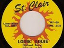 garage monster 45 SWAMP RATS - Louie Louie / Hey Joe 
