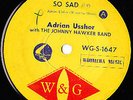 SO SAD /PEOPLE SAY  ADRIAN USSHER 1963 OZ TEEN POP  W&G