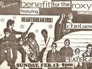 Heartbreakers Roxy Club flyer 1977 Damned Clash Punk