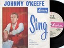 Johnny O'Keefe Rare-OZ-EP-Sing-Leedon-60's