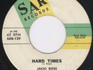 Northern Soul Popcorn 45-Jacki Ross-Hard Times-SAR-Hear