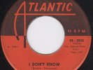 R&B Popcorn 45-Ruth Brown-I Don't Know-Atlantic-Hear 