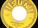 ORIGINAL USA  EDWIN BRUCE 45 RPM ROCK BOPPIN'  ( SUN )