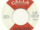 JR BAILEY RARE NORTHERN SOUL LOVE WON'T WEAR OFF CALLA