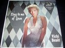 VICKI BENET Sing To Me Of Love LP Jazz Vocal Cheesecake