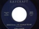 BLACK GOSPEL 45: SONS OF DAVID. RAYCRAFT. RARE+++. VG++