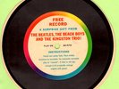 rare BEATLES BEACH BOYS flexi 7” CAP REC CLUB 33 not 45