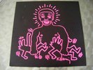 KEITH HARING ART COVER LARRY LEVAN / PINK VERS. PART 1