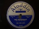 78RPM -FIVE KEYS - ALADDIN # 3113 - OLD MCDONALD