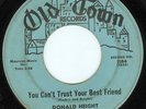 DONALD HEIGHT Can't Trust NORTHERN SOUL 45 on Old Town