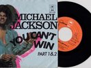 MICHAEL JACKSON  You can't  win RAREST DUTCH 70's MJ 45