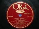 Okeh 41030 Bix Beiderbecke Thou Swell My Gal Jazz 78