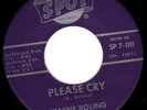 WAYNE BOLING teen rock roll 45 SPOT “PleaseCry