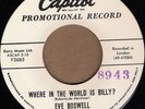 45 EVE BOSWELL Where In The World Is Billy UK ROCKER
