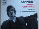 GERARD MANSET ANIMAL ON EST MAL Rare French Psych 45 EP