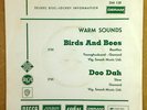 WARM SOUNDS Birds And Bees DERAM 45 Psych WLP MINT