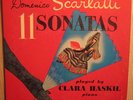 clara haskil SCARLATTI 11 SONATAS lp WESTMINSTER 1951
