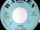 rare Soul 45 ISRAEL TOLBERT habit WARREN Hear