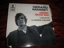45T  EP ODEON GERARD MANSET ODEON MINT NEUF