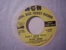 SPYDER TURNER  DON'T HOLD BACK  PROMO 45
