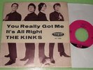 The Kinks You Really Got Me 7''