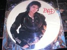 MICHAEL JACKSON Bad Picture Disc EPIC LP