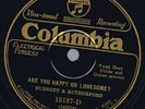 Co15187 Burnett & Rutherford ARE YOU HAPPY OR LONESOME?