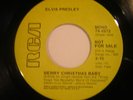 Elvis Presley MERRY CHRISTMAS BABY Yellow label PROMO