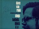 DAVE VAN RONK SINGS BALLADS, BLUES FOLKWAYS AUTOGRAPHED