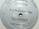 Tony Simmons - I Can't Let You Go 12