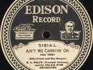 Edison Disc 51814 Golden Gate, B.A. Rolfe's Orchestras