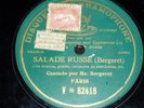 FRENCH 78 rpm RECORD G&T Comic MR. BERGERET Paris
