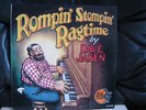 DAVE JASEN ROMPIN STOMPIN RAGTIME LP W/ R. CRUMB COVER