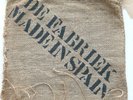 DE FABRIEK- Made in Spain Burlap Cover Industrial 1987