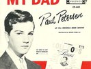 PAUL PETERSEN RARE MY DAD COLPIX w/PS  