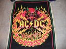 AC/DC HIGHWAY TO HELL BLACK LIGHT POSTER 1983 DIO RARE