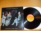 BLACK SABBATH HEAVEN AND HELL LP 1ST PRESS EX/EX 1980