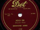 LISTEN - Rare Gospel 78 - Brewster Aires - Hold On