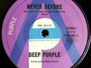 DEEP PURPLE A LABEL AUSTRALIAN PROMO 45 FROM 1972.RARE