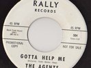 The Agents Gotta Help Me WLP 45 Rally Garage Rocker