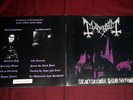 MAYHEM De Mysteriis Dom Sathanas LP (May'94) 1st PRESS