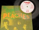 STRANGLERS Peaches 7 BLACKMAIL 45 CLEAR VINYL PUNK PS