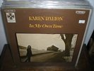 DALTON KAREN in my own time LP EX/EX+ ORIG FRANCIA